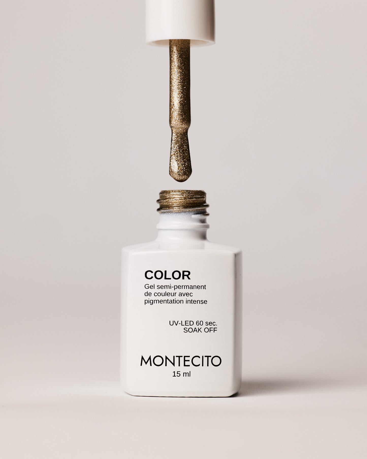 Vernis semi-permanent dorée "Star Gold"