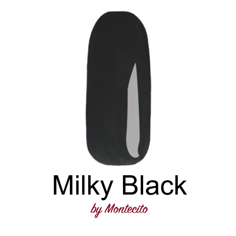 Vernis semi-permanent MILKY BLACK