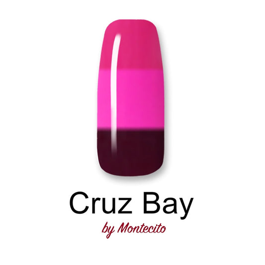 Vernis semi-permanent THERMO Trois couleurs "Cruz Bay"
