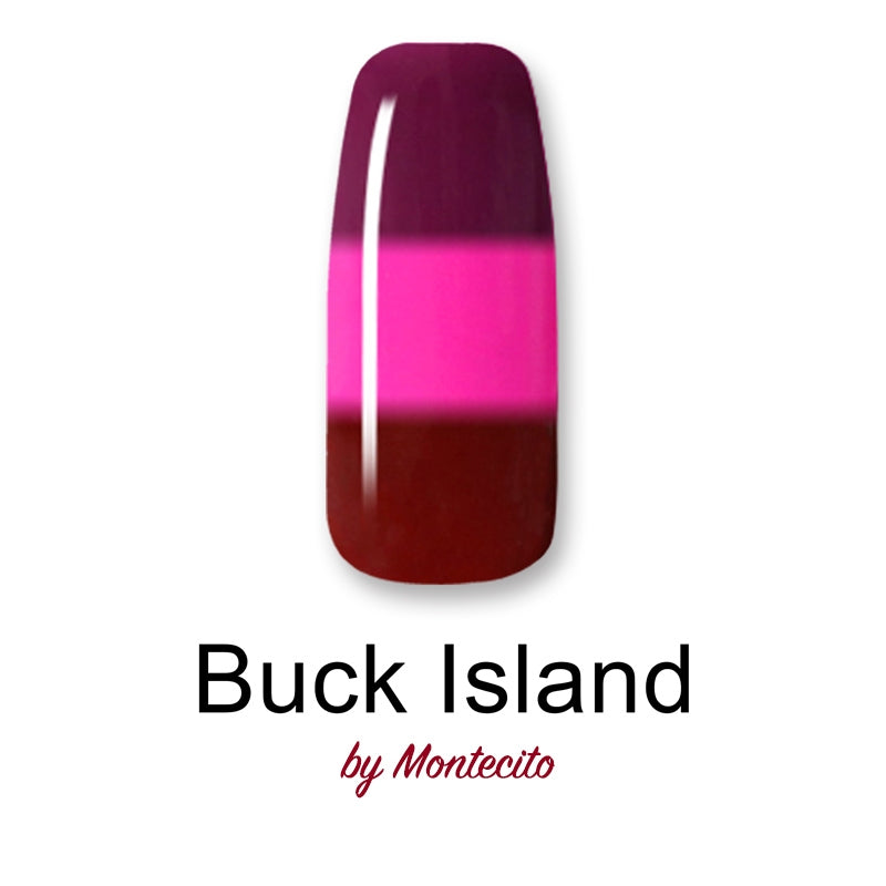 Vernis semi-permanent THERMO Trois couleurs "Buck Island"