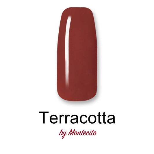 Vernis semi-permanent Bicolore Marron & Rouge Orangé I Terracotta -  L'Atelier des Couleurs