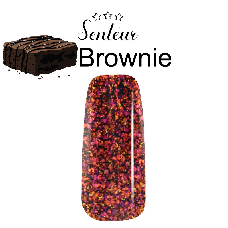 Vernis semi-permanent 3en1 senteur Brownie 12ml